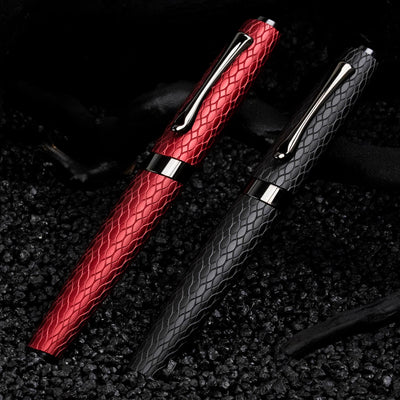 Diplomat Cobra Rollerball Pen - Black Guilloche