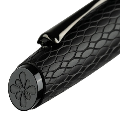 Diplomat Cobra Fountain Pen - Black Guilloche