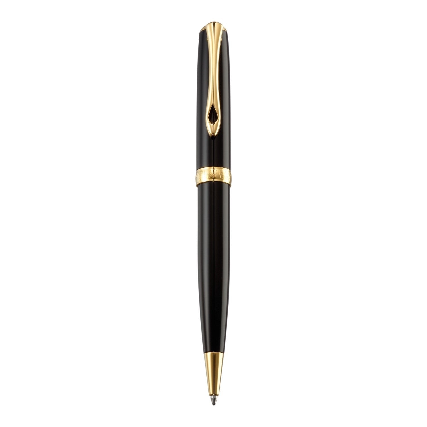 Diplomat Excellence A2 Ballpoint Pen - Black Lacquer / Gold Trim