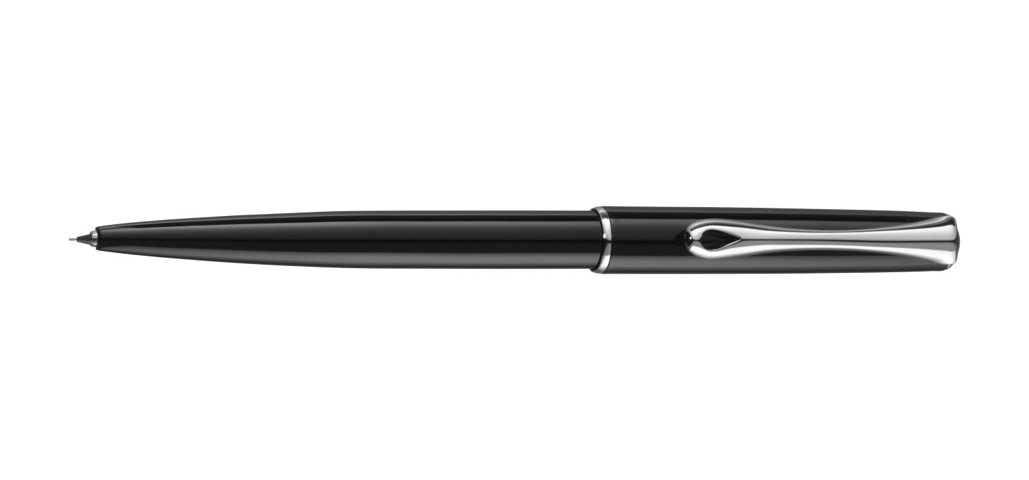 Diplomat Traveller Mechanical Pencil 0.5mm - Black Lacquer /Chrome Trim