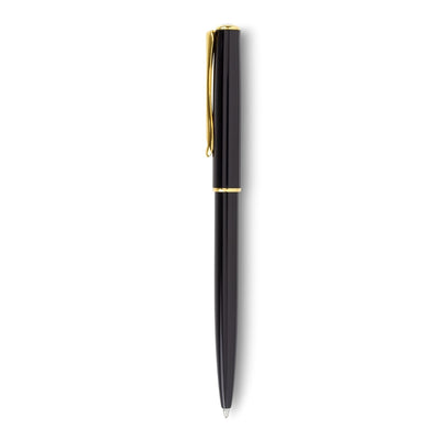 Diplomat Traveller Ballpoint Pen - Black Lacquer / Gold Trim
