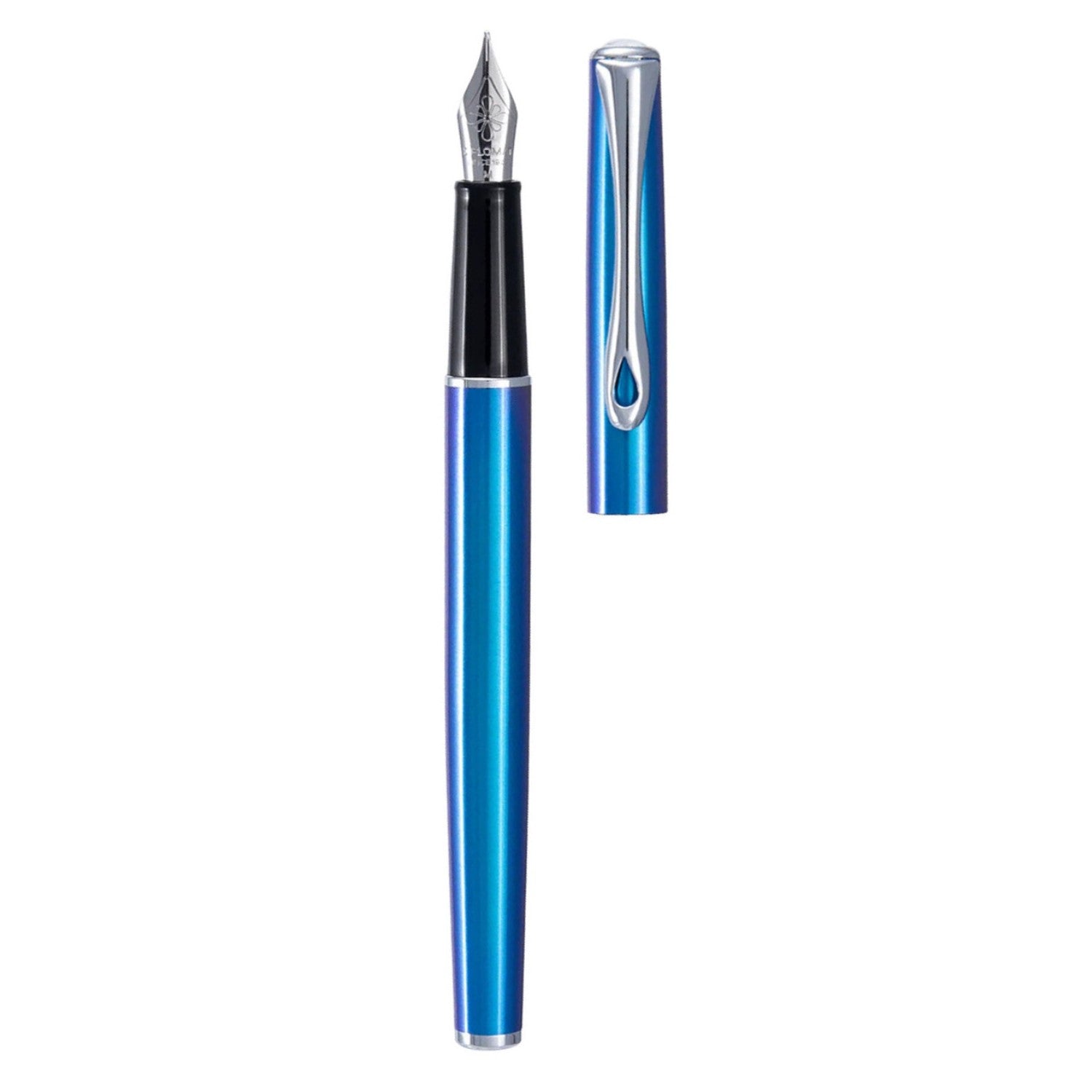 Diplomat Traveller Funky Fountain Pen - Blue