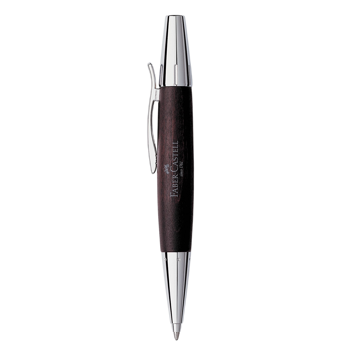 Faber-Castell Design E-motion Ballpoint Pen - Dark Pearwood
