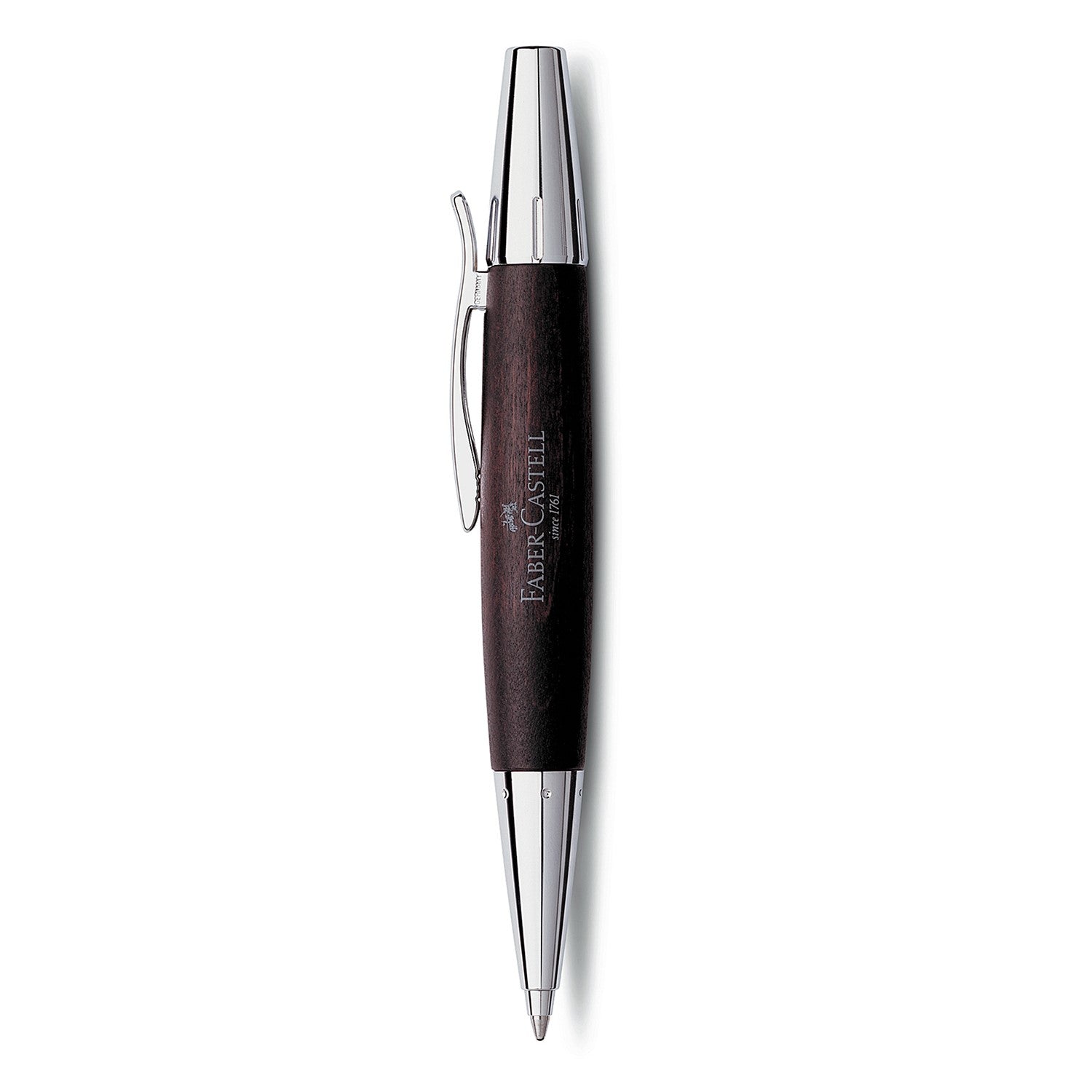 Faber-Castell Design E-motion Ballpoint Pen - Dark Pearwood