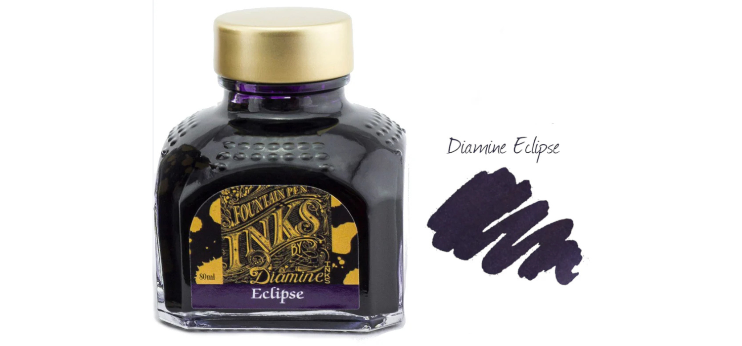 Diamine Ink Bottle 80ml - Dark Shades / Blacks - Assorted Colours