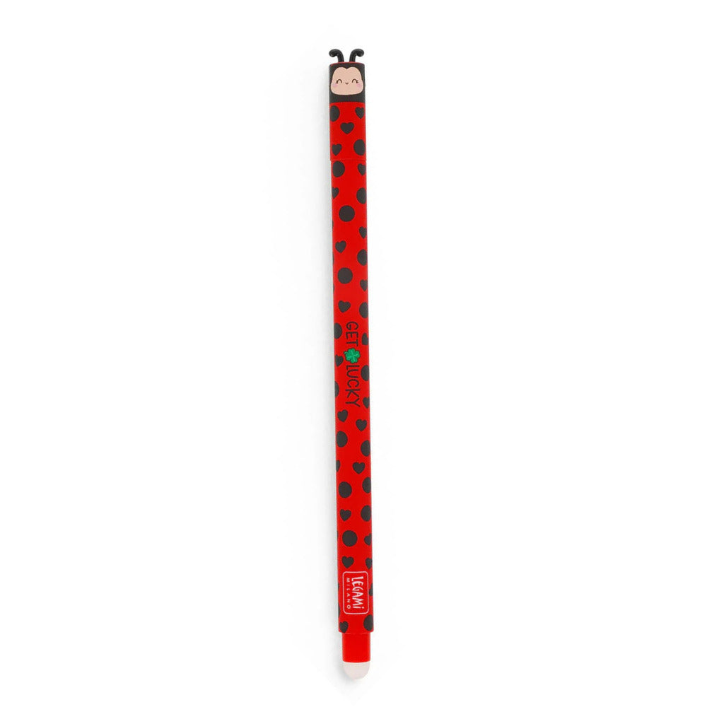 Legami Erasable Gel Pen Single - Ladybug