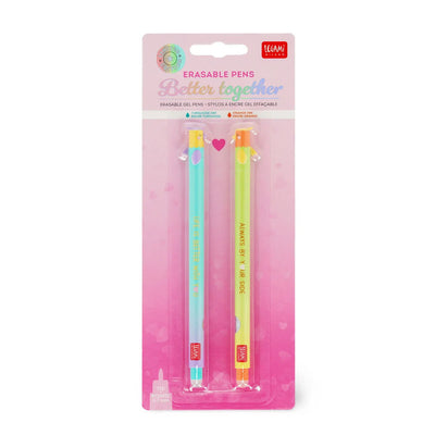 Legami Erasable Gel Pen Set of 2 - Better Together