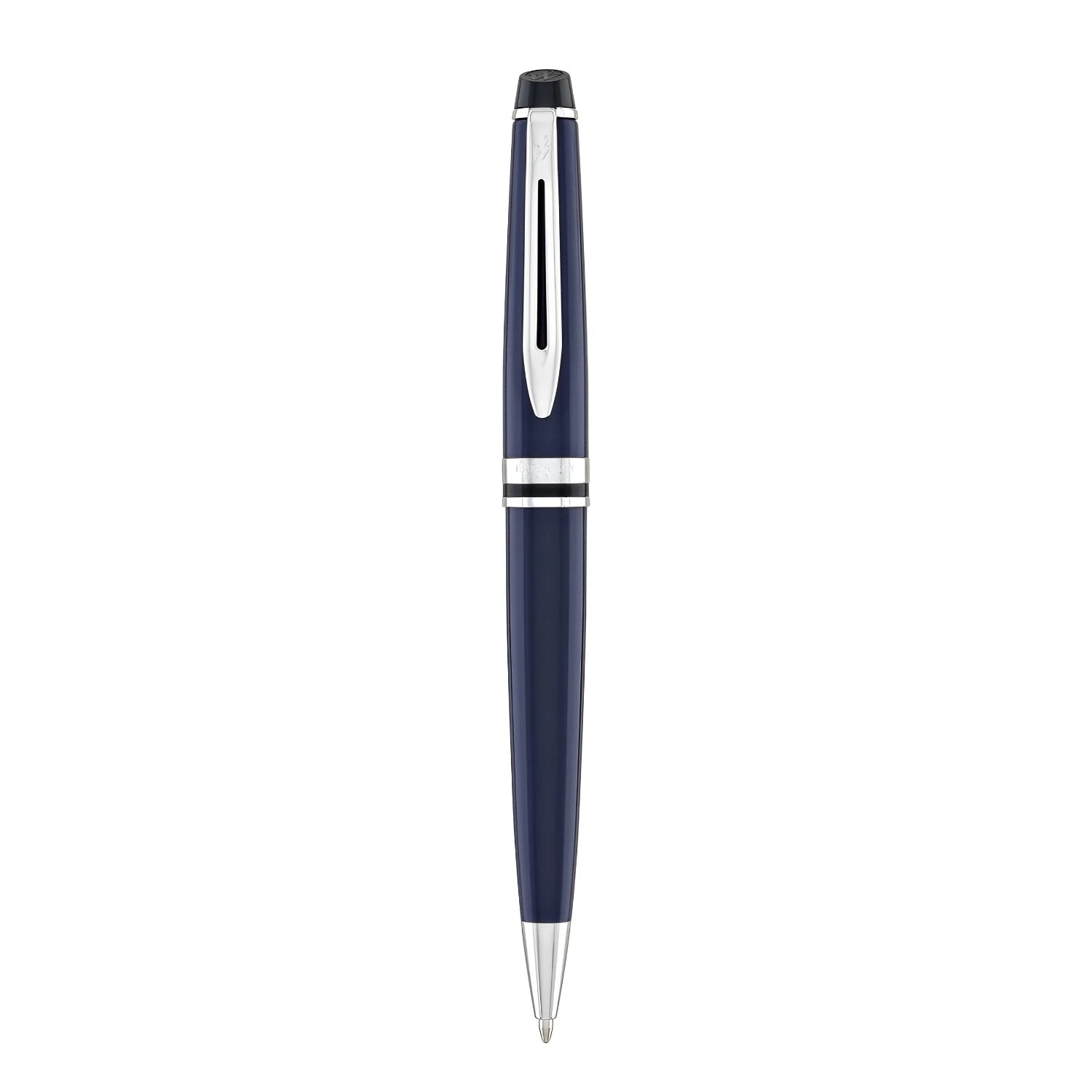 Waterman Expert Ballpoint Pen - Blue / Chrome Trim