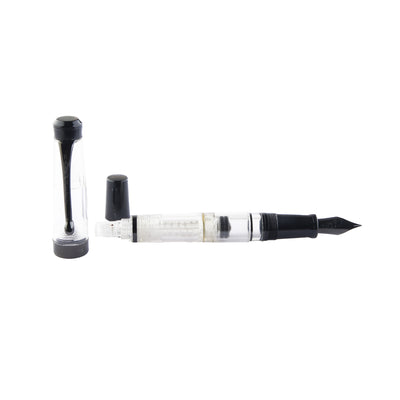 Kanwrite Heritage Fountain Pen - Clear Demo / Black Trim