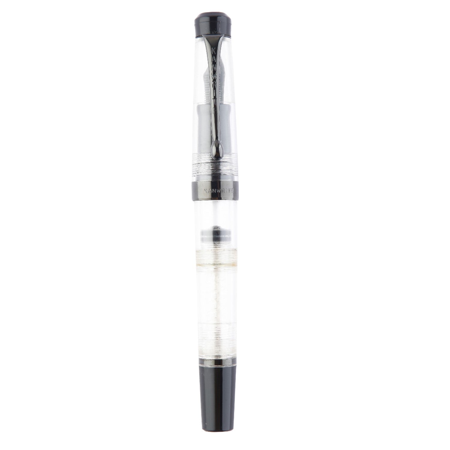 Kanwrite Heritage Fountain Pen - Clear Demo / Black Trim