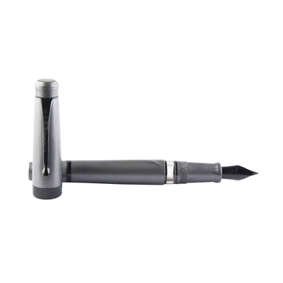 Kanwrite Heritage Fountain Pen - Pearl Silver / Black Trim