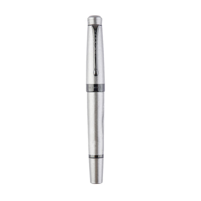 Kanwrite Heritage Fountain Pen - Pearl Silver / Black Trim