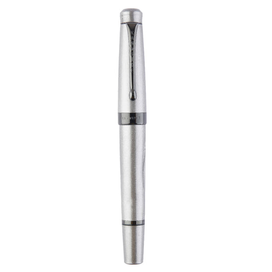 Kanwrite Heritage Fountain Pen - Pearl Silver / Black Trim