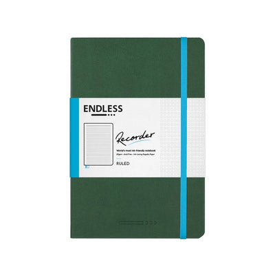Endless Recorder Notebook A5 Lined - Forest Canopy