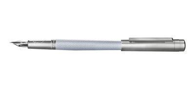 Hahnemuehle SLIM Edition Guilloche Ice Blue - 18kt Fountain Pen