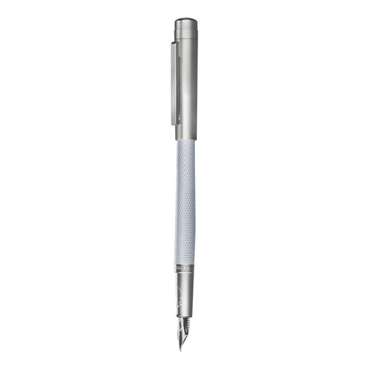 Hahnemuehle SLIM Edition Guilloche Ice Blue - 18kt Fountain Pen