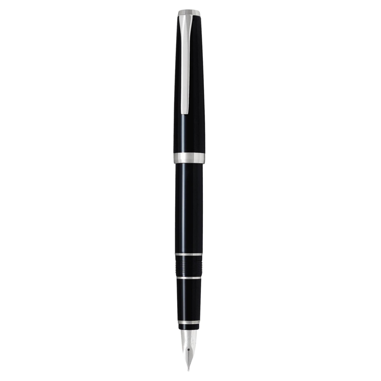 Pilot Falcon Fountain Pen - Black / Rhodium Trim