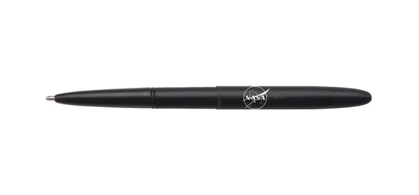 Fisher Space Pen Bullet - Matte Black with NASA Meatball Logo - Pen City
