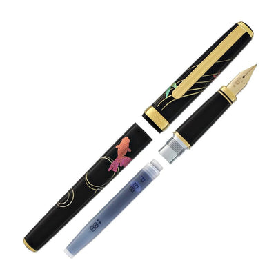 Platinum Kanazawa-Haku Maki-e Fountain Pen - Gold Fish