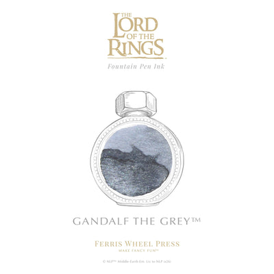 Ferris Wheel Press Lord of the Rings Ink Bottle 38ml - Gandalf the Grey