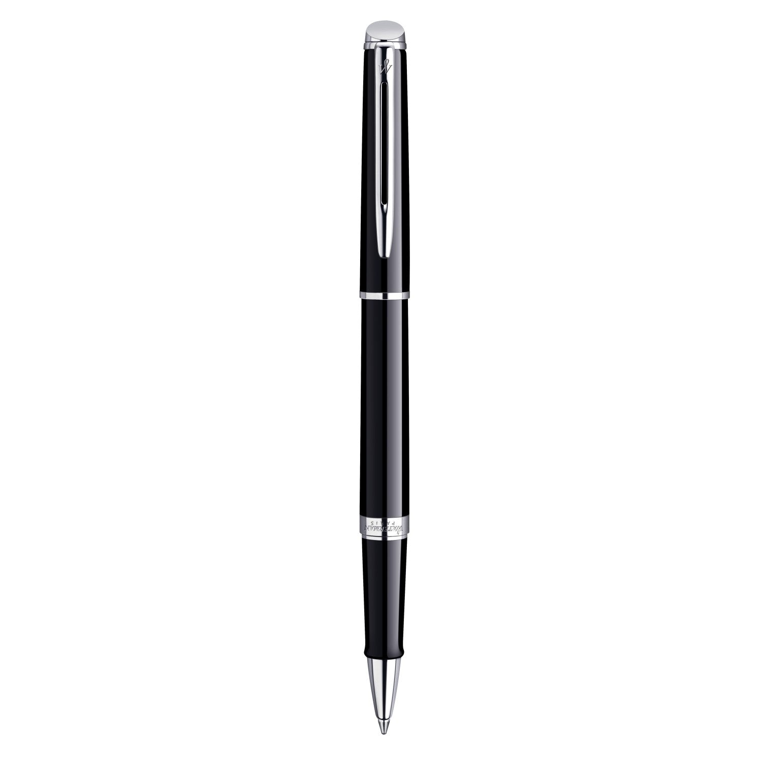 Waterman Hemisphere Rollerball - Black Lacquer / Chrome Trim