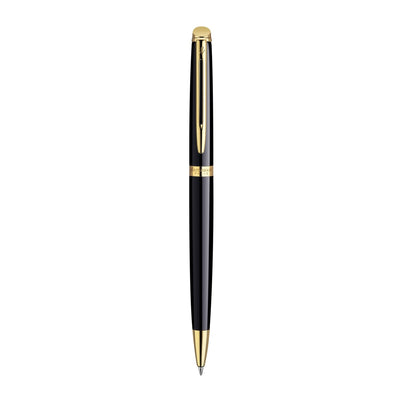 Waterman Hemisphere Ballpoint Pen - Black Lacquer / Gold Trim