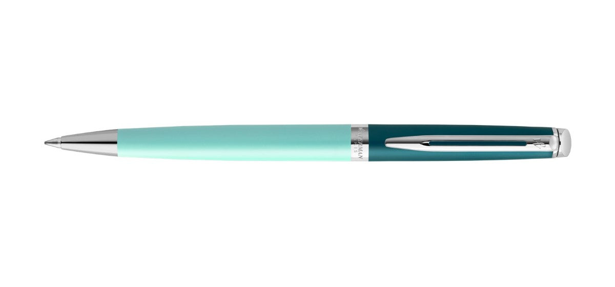 Waterman Hemisphere Colour Blocking Ballpoint Pen - Green / Palladium Trim - Special Edition