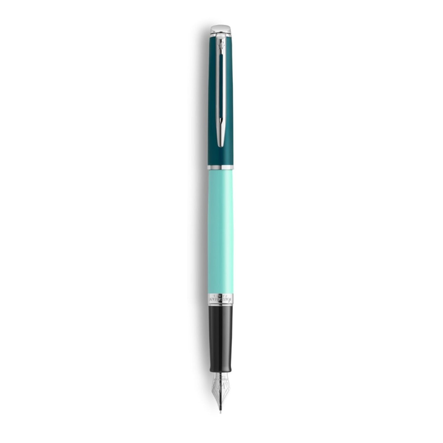 Waterman Hemisphere Colour Blocking Fountain Pen - Green / Palladium Trim - Special Edition
