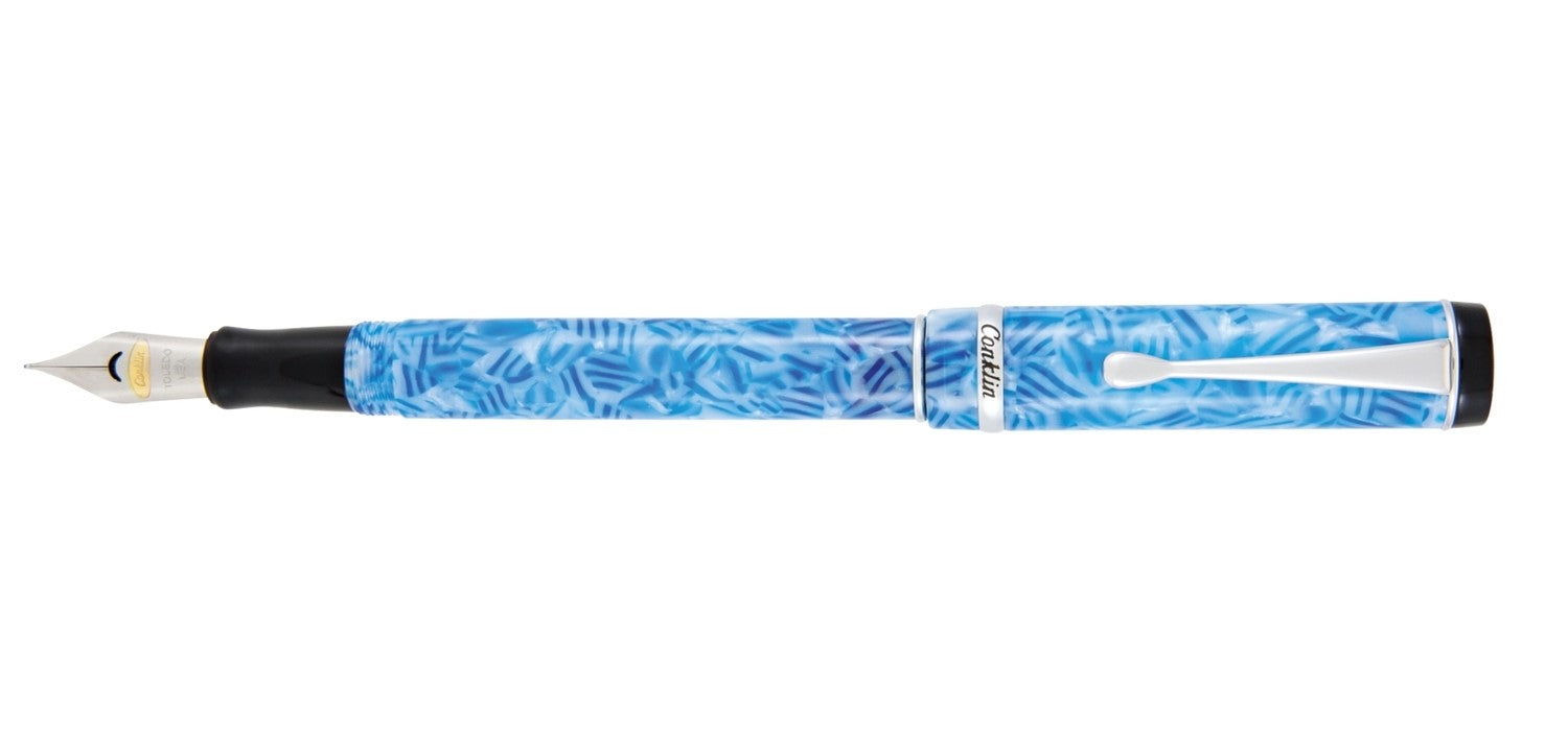 Conklin Duragraph Fountain Pen - Ice Blue