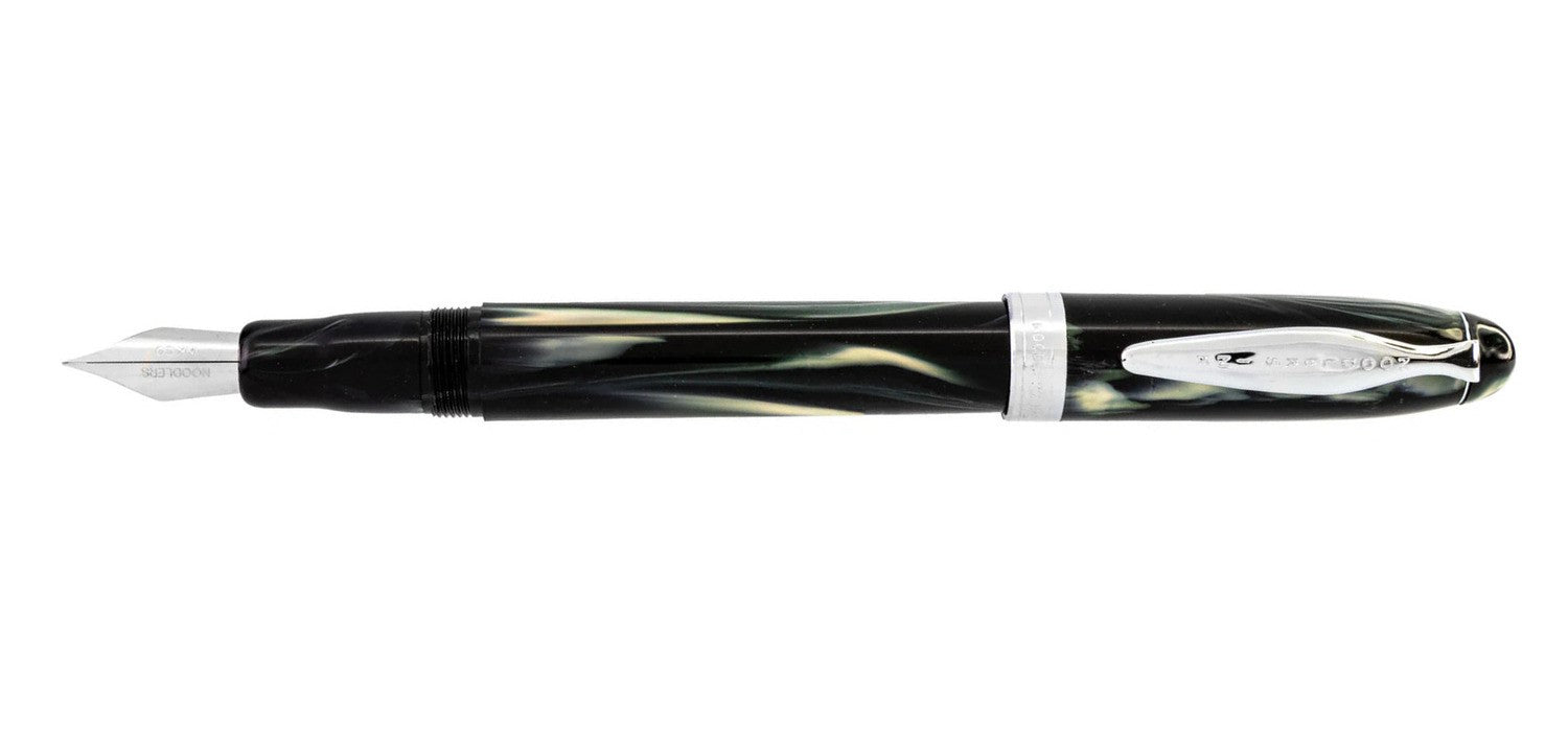 Noodlers Ahab Fountain Pen - Ivory Darkness