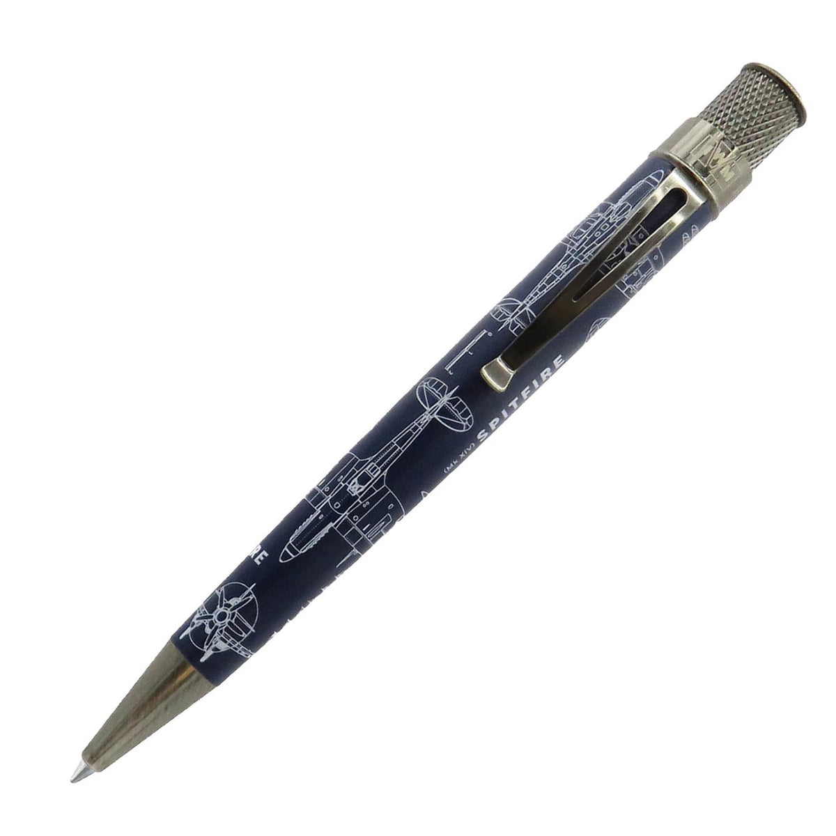 Retro 51 Tornado Imperial War Museum Rollerball - Spitfire Blueprint