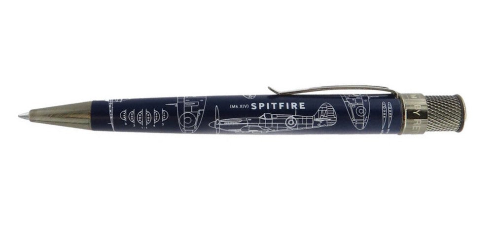 Retro 51 Tornado Imperial War Museum Rollerball - Spitfire Blueprint