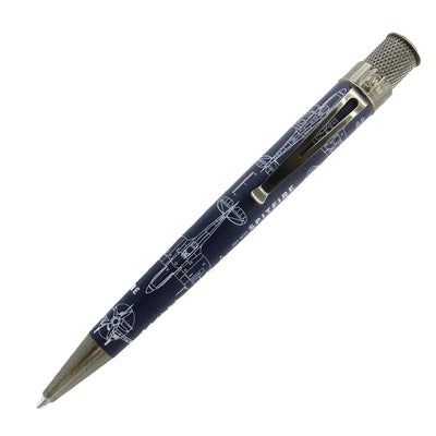 Retro 51 Tornado Imperial War Museum Rollerball - Spitfire Blueprint