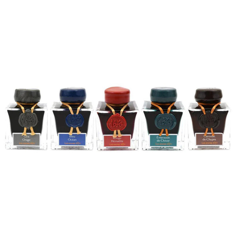 Jacques Herbin Ink Bottle 50ml - 1670 - Assorted Colours