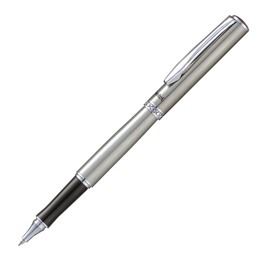 Pentel Sterling EnerGel Rollerball - Stainless Steel / Chrome Trim