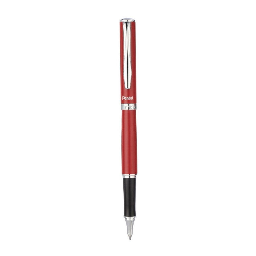 Pentel Sterling EnerGel Rollerball - Red / Chrome Trim