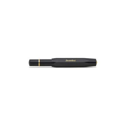 Kaweco Piston Sport Classic Fountain Pen - Black / Gold Trim