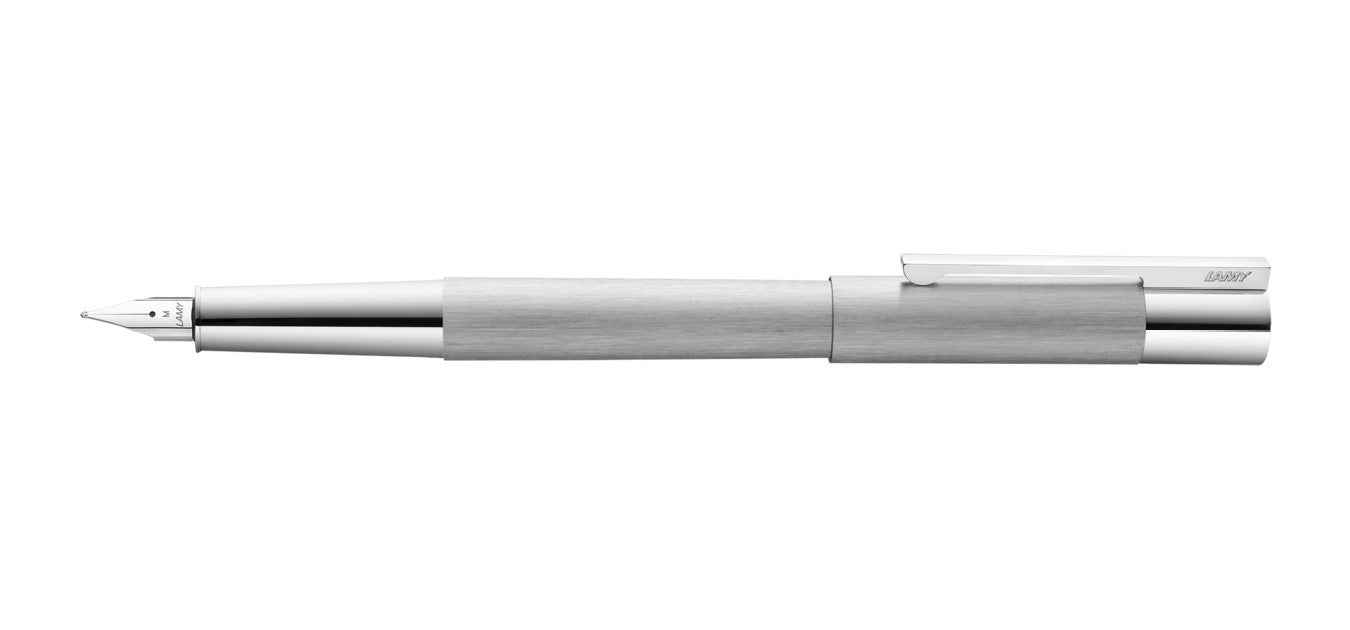 LAMY Scala Fountain Pen - Brushed Stainless Steel