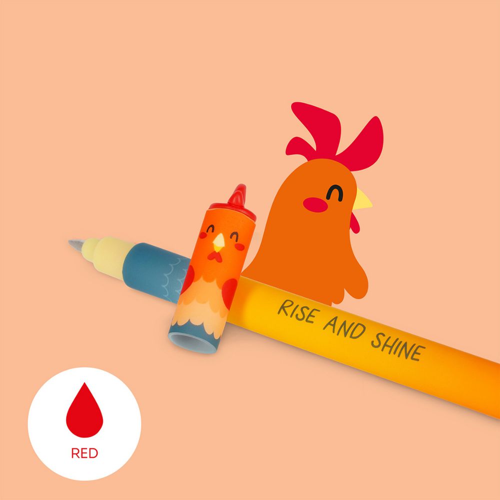 Legami Erasable Gel Pen Set of 4 - Farm Sweet Farm
