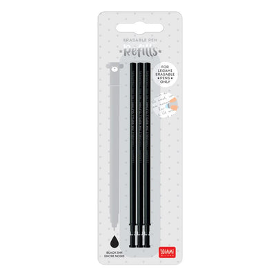 Legami Erasable Gel Pen Refills - 3 Pack