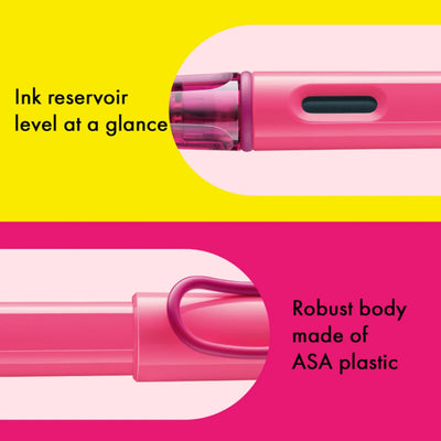 LAMY Safari Fountain Pen - Neon Pink - Special Edition