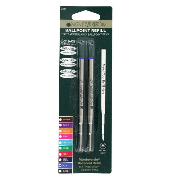 Monteverde Refill (Montblanc Style) Ballpoint - M13 - Pack