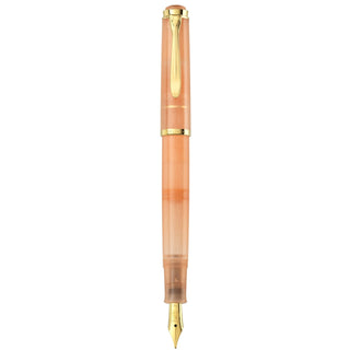 Pelikan Classic M 200 Fountain Pen - Apricot Achat - Special Edition - EF - EXTRA FINE / APRICOT