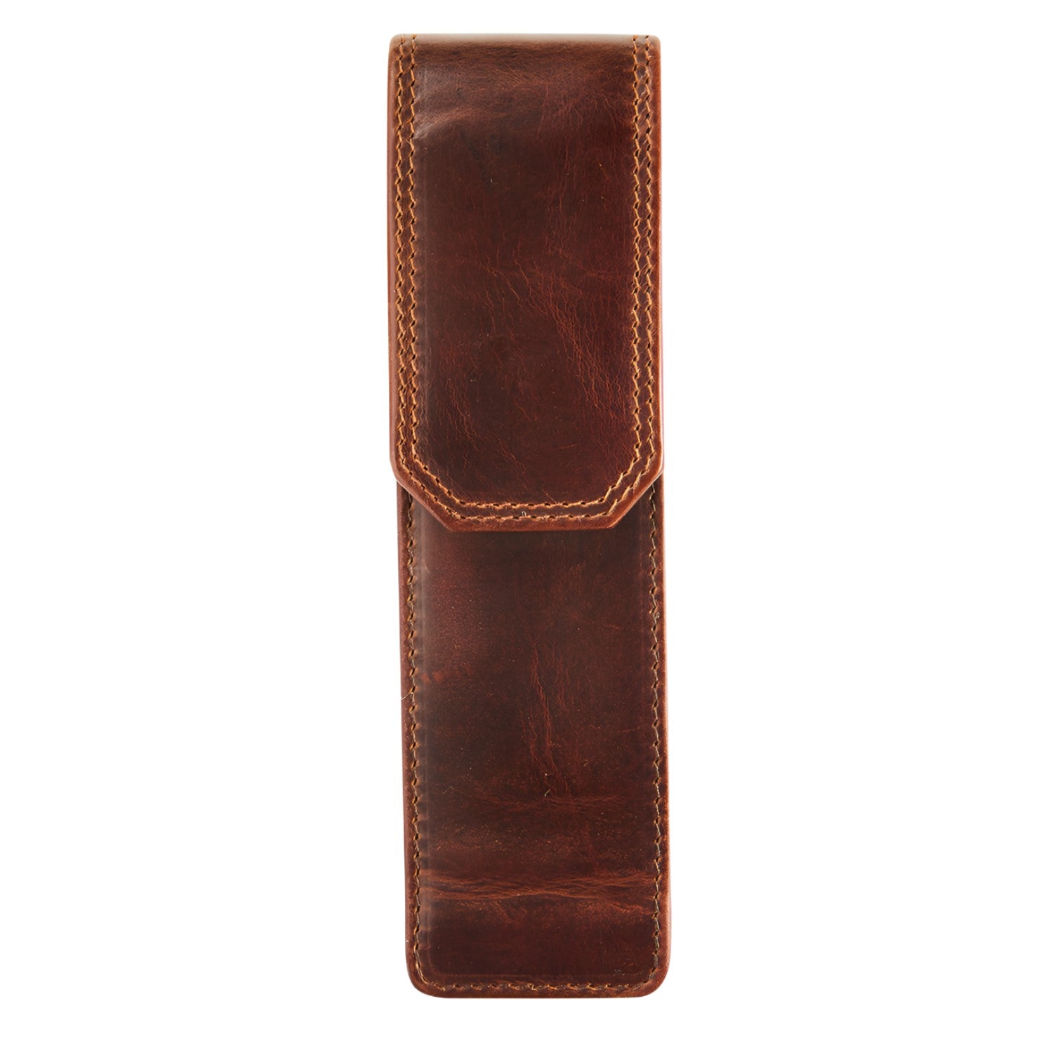 Maverick Leather Pencase - Two Pen
