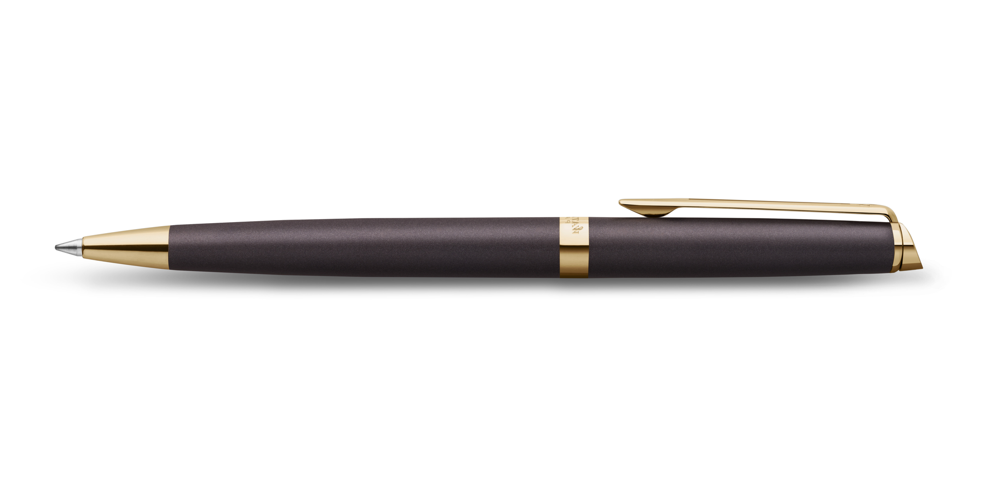 Waterman Hemisphere Metallic Ballpoint Pen - Black / Gold Trim - Special Edition