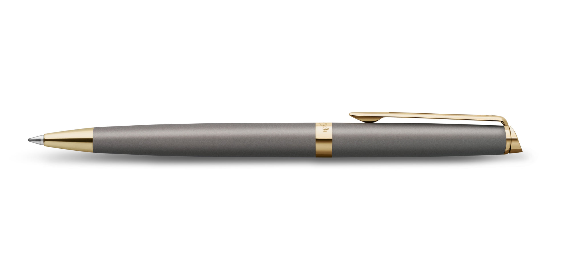 Waterman Hemisphere Metallic Ballpoint Pen - Grey / Gold Trim - Special Edition