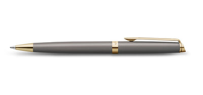 Waterman Hemisphere Metallic Ballpoint Pen - Grey / Gold Trim - Special Edition