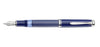 Pelikan Souveran M 815 Fountain Pen - Metal Striped Blue - Special Edition