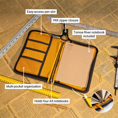 LOCHBY Field Folio A5 - Black Multicam