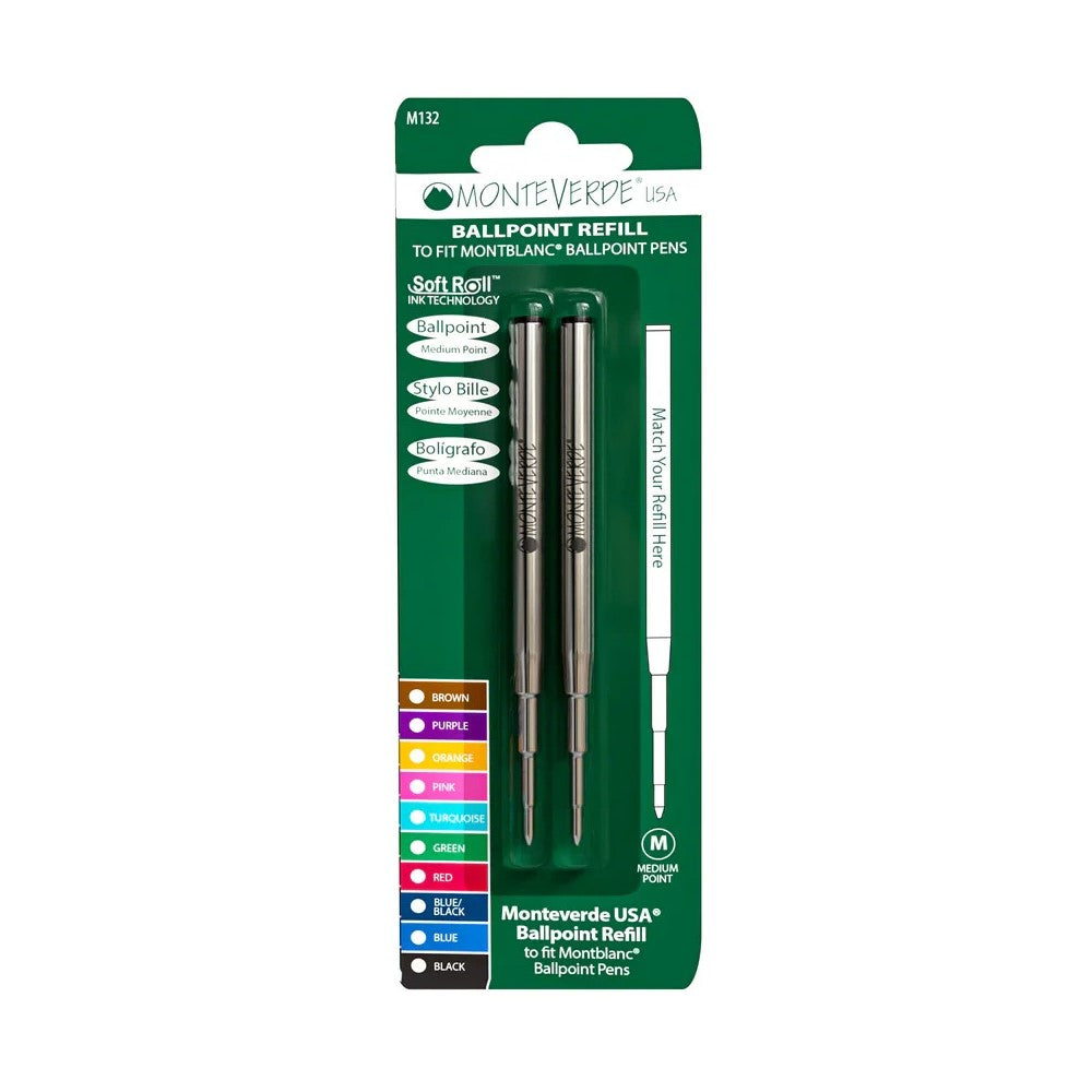 Monteverde Refill (Montblanc Style) Ballpoint - M13 - Pack